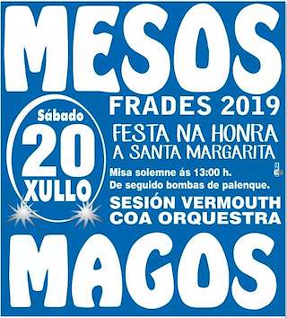 Fechas, información, programa, cartel, imágenes, mapa y ubicación de Santa Margarita de Mesos  en  Frades