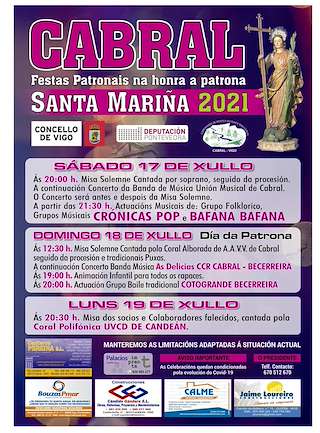 Fechas, información, programa, cartel, imágenes, mapa y ubicación de Santa Mariña de Cabral (2024)  en  Vigo
