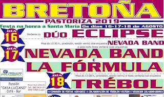 Fechas, información, programa, cartel, imágenes, mapa y ubicación de Santa María de Bretoña  en  A Pastoriza