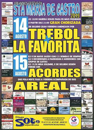 Fechas, información, programa, cartel, imágenes, mapa y ubicación de Santa María de Castro  (2024)  en  Narón