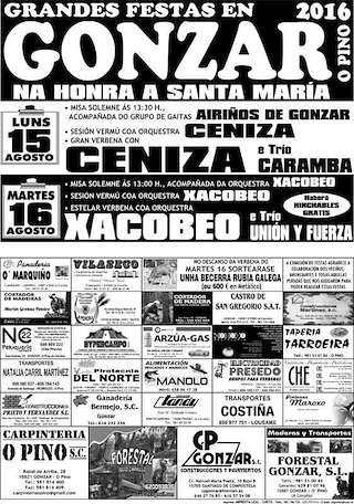 Fechas, información, programa, cartel, imágenes, mapa y ubicación de Santa María de Gonzar  en  O Pino