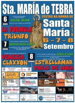 Fechas, información, programa, cartel, imágenes, mapa y ubicación de Santa María de Tebra  en  Tomiño