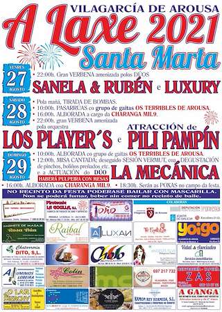 Fechas, información, programa, cartel, imágenes, mapa y ubicación de Santa Marta de A Laxe (2024)  en  Vilagarcía de Arousa