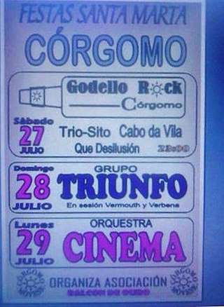 Fechas, información, programa, cartel, imágenes, mapa y ubicación de Santa Marta de Córgomo  en  Vilamartín de Valdeorras