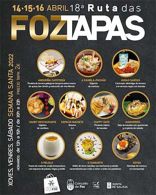 Fechas, información, programa, cartel, imágenes, mapa y ubicación de Santa Tapas  en  Foz