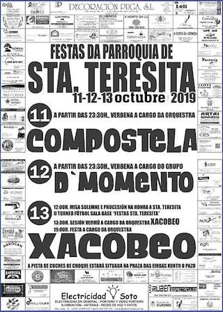 Fechas, información, programa, cartel, imágenes, mapa y ubicación de Santa Teresita  en  Ourense