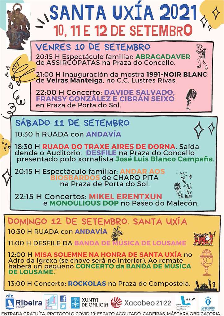 Santa Uxía en Ribeira