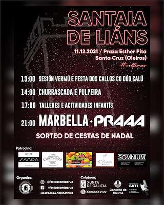 Fechas, información, programa, cartel, imágenes, mapa y ubicación de Santaia de Liáns  en  Oleiros