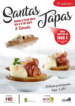Fechas, información, programa, cartel, imágenes, mapa y ubicación de XI Santas Tapas  en  A Estrada