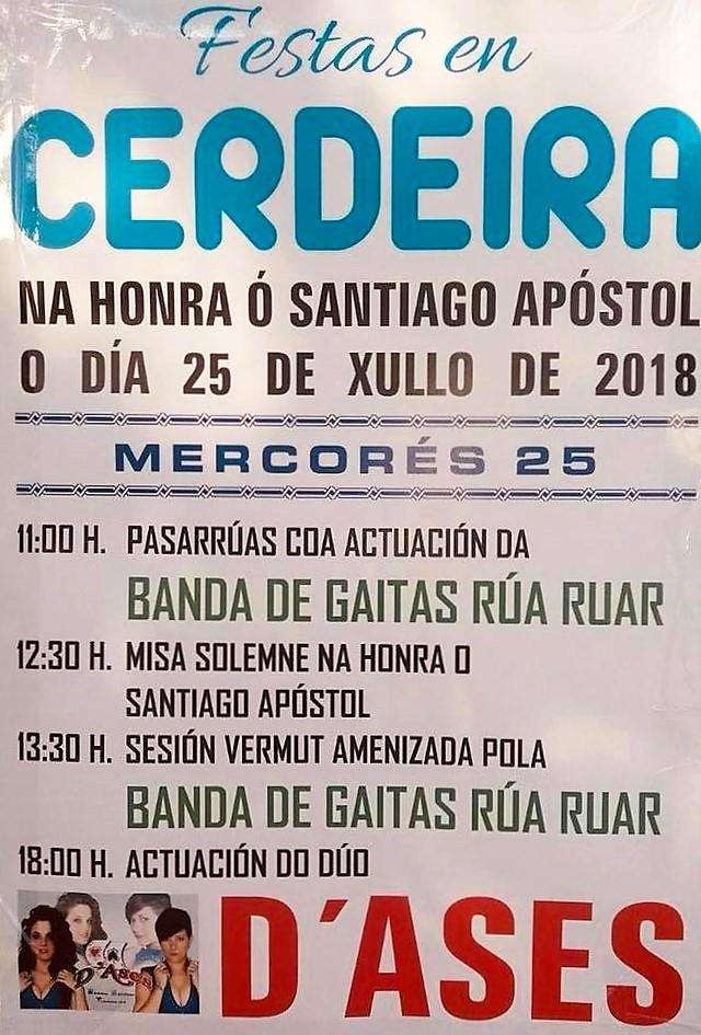 Santiago Apóstol de Cerdeira  en Xunqueira de Ambía