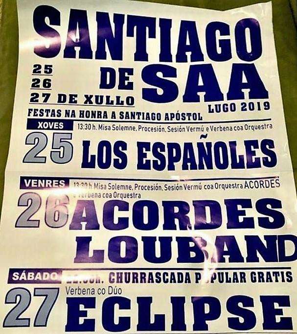 Santiago Apóstol de Santiago de Saa  en O Páramo