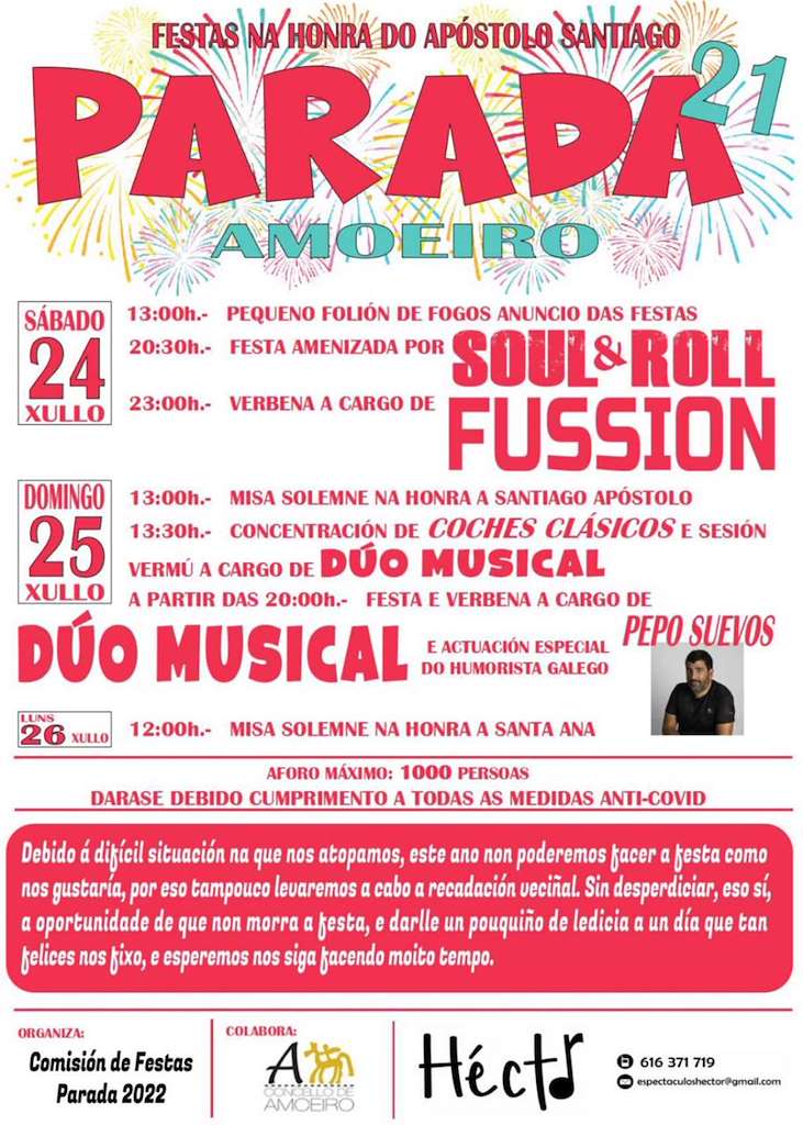 Santiago Apóstol y Santa Ana de Parada en Amoeiro