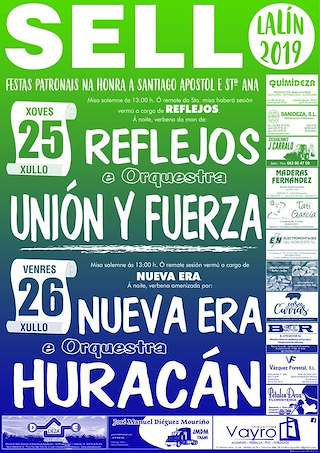 Fechas, información, programa, cartel, imágenes, mapa y ubicación de Santiago Apóstol y Santa Ana de Sello  en  Lalín