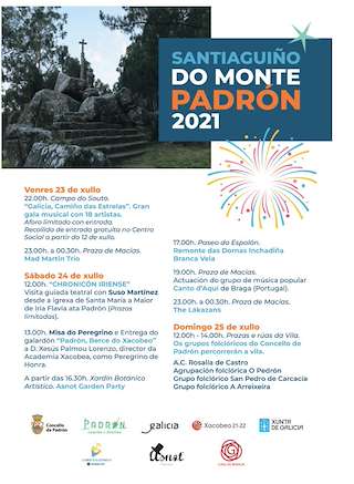 Fechas, información, programa, cartel, imágenes, mapa y ubicación de Santiaguiño do Monte  en  Padrón