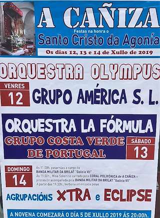 Fechas, información, programa, cartel, imágenes, mapa y ubicación de Santísimo Cristo da Agonía (2024)  en  A Cañiza