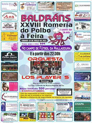 Fechas, información, programa, cartel, imágenes, mapa y ubicación de Santísimo Cristo da Agonía de Baldráns - XXXI Romería do Polbo á Feira (2024)  en  Tui