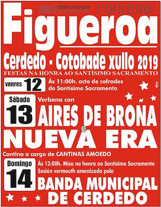 Fechas, información, programa, cartel, imágenes, mapa y ubicación de Santísimo Sacramento de San Martiño de Figueroa (2024)  en  Cerdedo-Cotobade