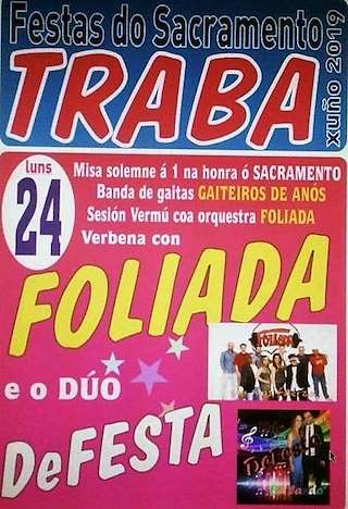 Fechas, información, programa, cartel, imágenes, mapa y ubicación de Santísimo Sacramento de Traba (2024)  en  Laxe