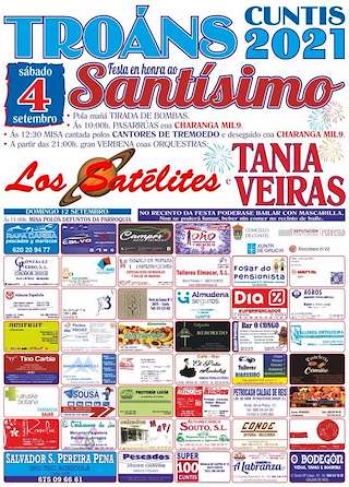 Fechas, información, programa, cartel, imágenes, mapa y ubicación de Santísimo Sacramento de Troáns  en  Cuntis