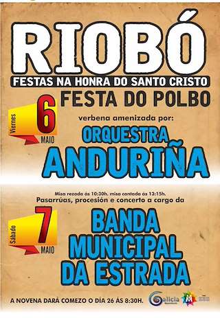 Santo Cristo e Festa do Polbo de Riobó en A Estrada