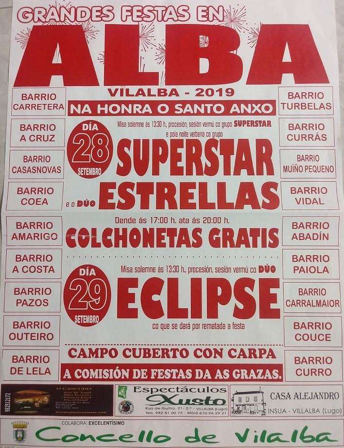 Santo Anxo de San Juan de Alba  en Vilalba