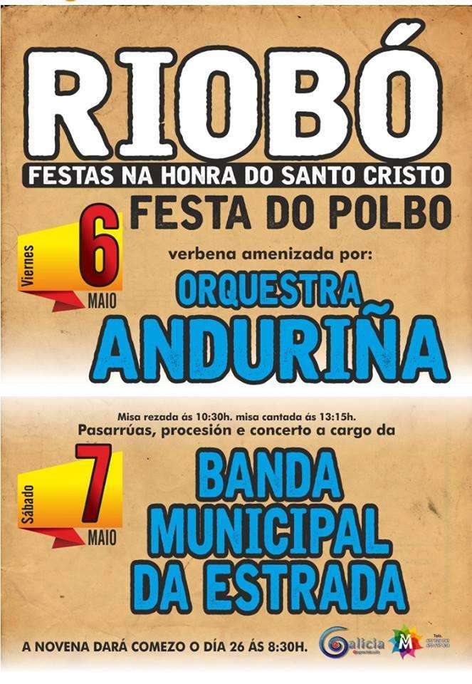 Santo Cristo e Festa do Polbo de Riobó en A Estrada