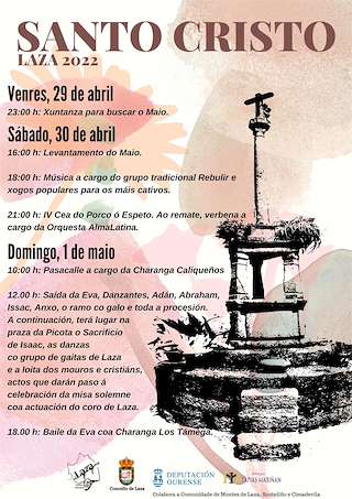 Fechas, información, programa, cartel, imágenes, mapa y ubicación de Santo Cristo  en  Laza
