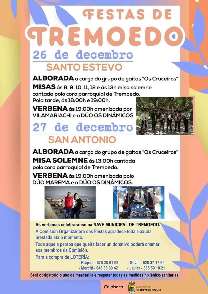 Santo Estevo e San Antón de Tremoedo en Vilanova de Arousa
