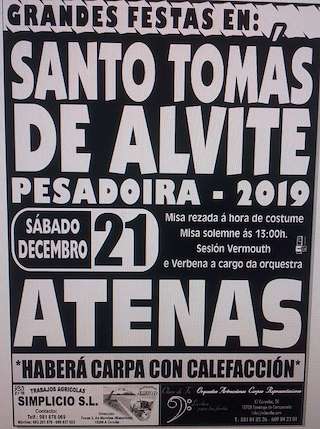 Fechas, información, programa, cartel, imágenes, mapa y ubicación de Santo Tomás de Alvite  en  Negreira