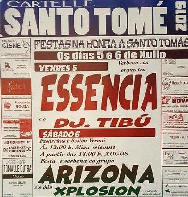 Santo Tomás de Santo Tomé (2024) en Cartelle
