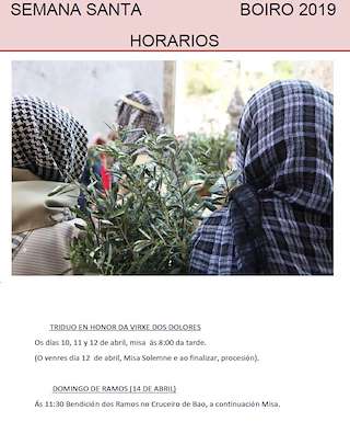 Semana Santa en Boiro