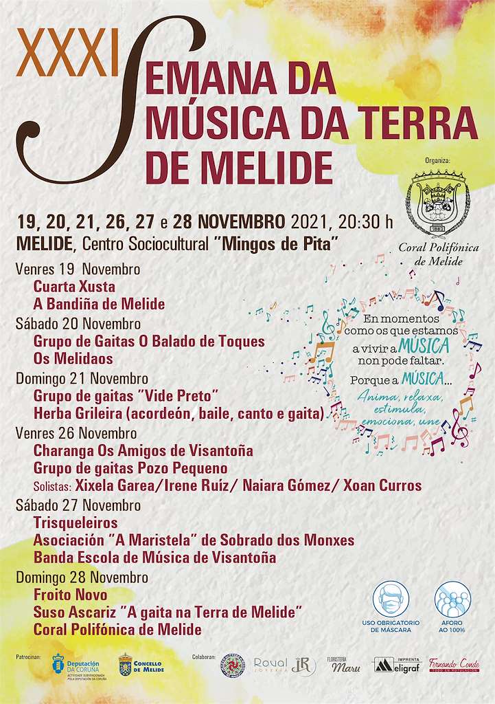 XXXIII Semana da Música en Melide