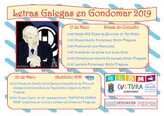 Fechas, información, programa, cartel, imágenes, mapa y ubicación de Semana das Letras Galegas  en  Gondomar