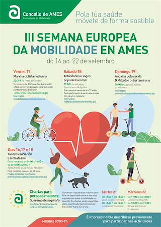 Fechas, información, programa, cartel, imágenes, mapa y ubicación de V Semana Europea da Mobilidade  en  Ames