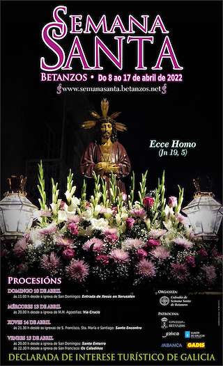 Fechas, información, programa, cartel, imágenes, mapa y ubicación de Semana Santa  en  Betanzos