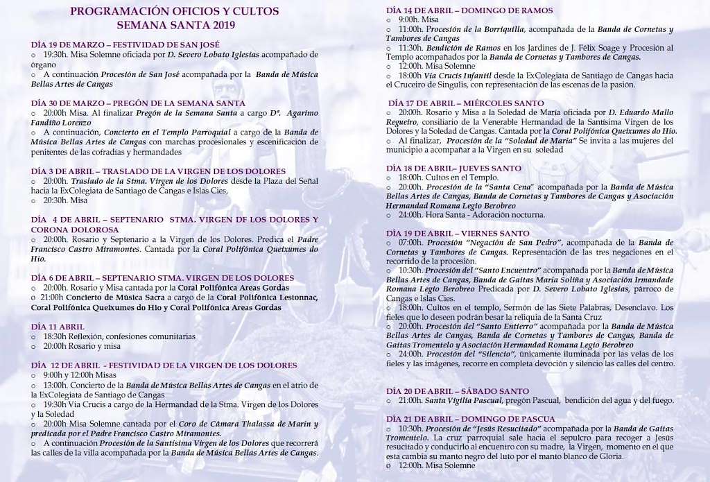 Semana Santa en Cangas