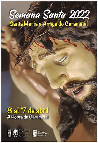 Fechas, información, programa, cartel, imágenes, mapa y ubicación de Semana Santa de Santa María a Antiga  en  A Pobra do Caramiñal