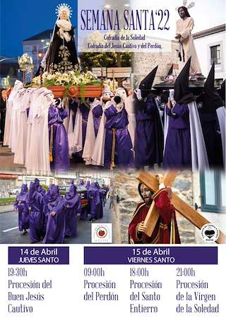Fechas, información, programa, cartel, imágenes, mapa y ubicación de Semana Santa  en  Melide
