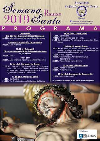 Fechas, información, programa, cartel, imágenes, mapa y ubicación de Semana Santa  en  Rianxo