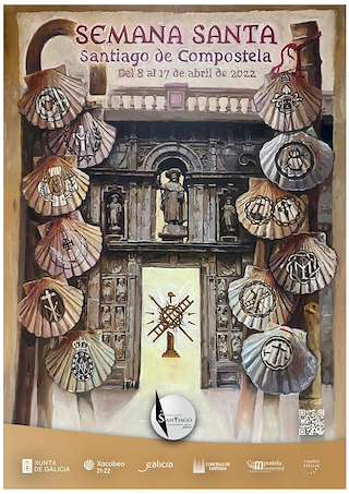 Fechas, información, programa, cartel, imágenes, mapa y ubicación de Semana Santa   en  Santiago de Compostela