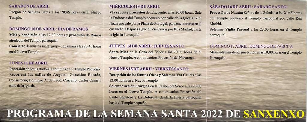 Semana Santa en Sanxenxo
