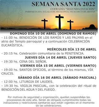 Fechas, información, programa, cartel, imágenes, mapa y ubicación de Semana Santa   en  Vilagarcía de Arousa