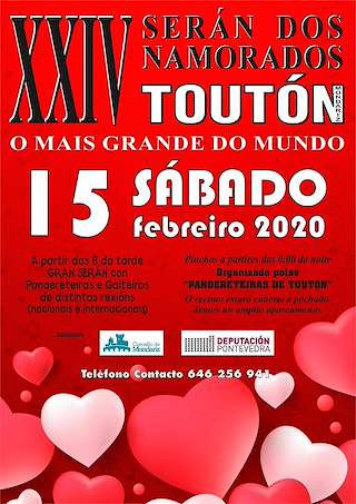 Fechas, información, programa, cartel, imágenes, mapa y ubicación de XXVIII Serán dos Namorados de Toutón  en  Mondariz