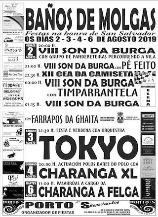 Fechas, información, programa, cartel, imágenes, mapa y ubicación de X Son da Burga  en  Baños de Molgas