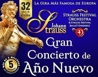 Fechas, información, programa, cartel, imágenes, mapa y ubicación de Strauss Festival Orchestra - Gran Concierto de Año Nuevo  en  A Coruña