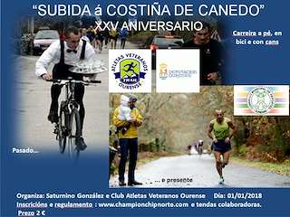 Fechas, información, programa, cartel, imágenes, mapa y ubicación de XXXI Subida Costiña de Canedo  en  Ourense