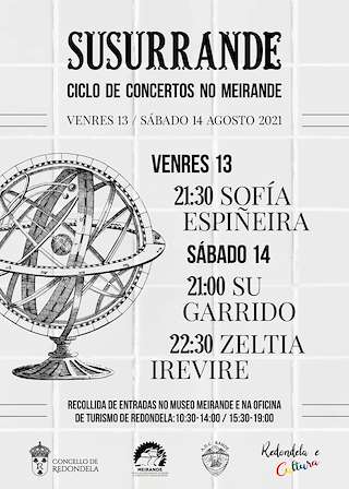 Fechas, información, programa, cartel, imágenes, mapa y ubicación de Susurrande  en  Redondela