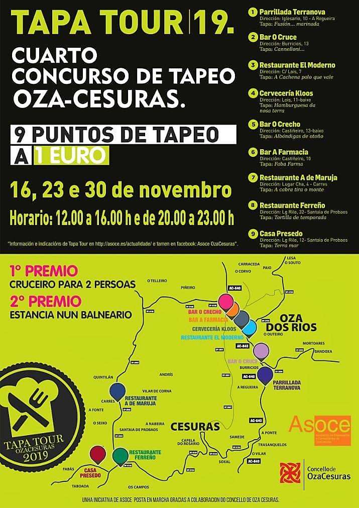 V Tapa Tour en Oza Cesuras