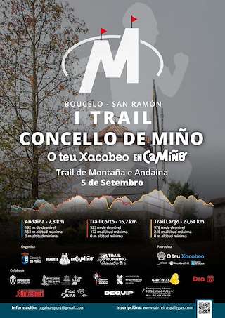 Fechas, información, programa, cartel, imágenes, mapa y ubicación de III Trail Concello de Miño - Boucelo San Ramón