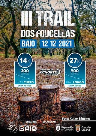 Fechas, información, programa, cartel, imágenes, mapa y ubicación de IV Trail Dos Foucellas de Baio  en  Zas